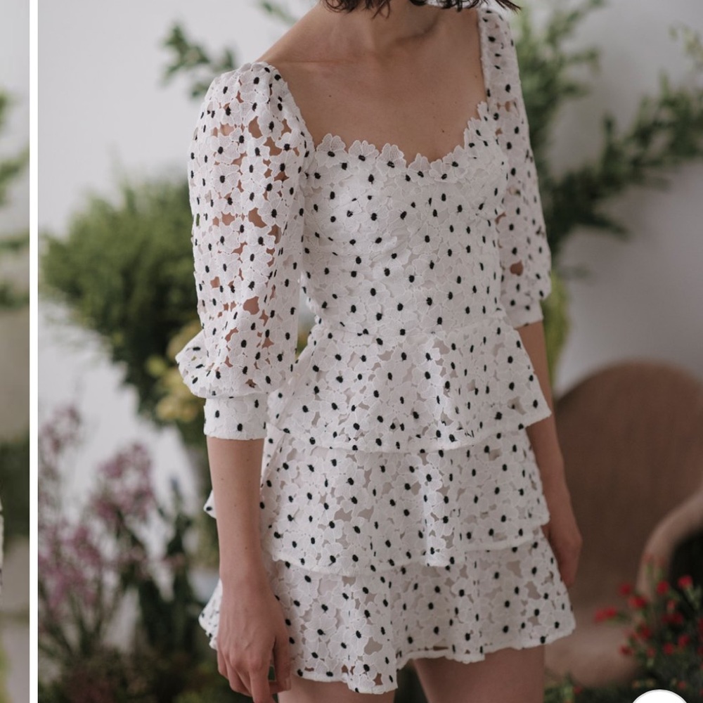 Designer Sau Lee Lace Dress